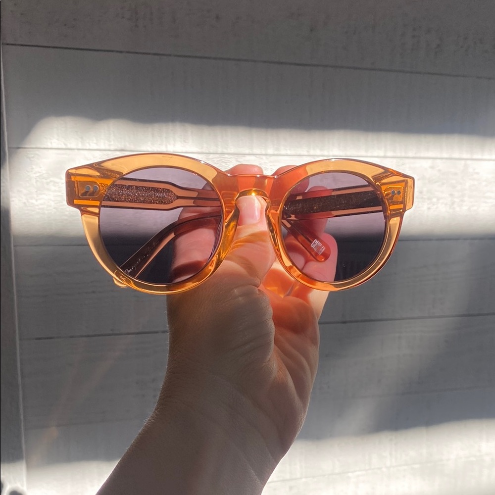 Chunk peach Sunglasses brand new